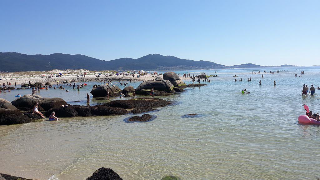Playas con pozas en Galicia
