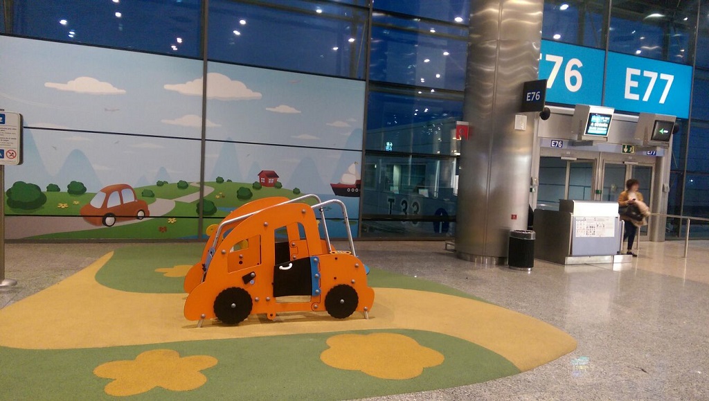 Aeropuertos con parque infantil o ludoteca