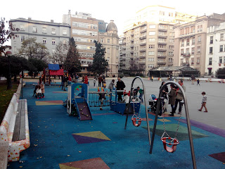A Coruña con niños: el parque infantil de la Plaza de Vigo