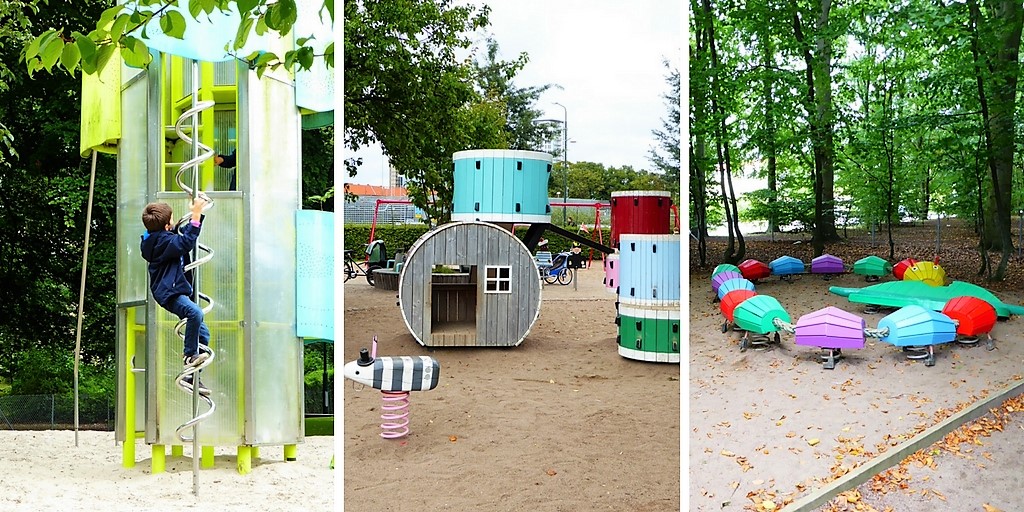 Los parques infantiles en Malmo (Suecia)