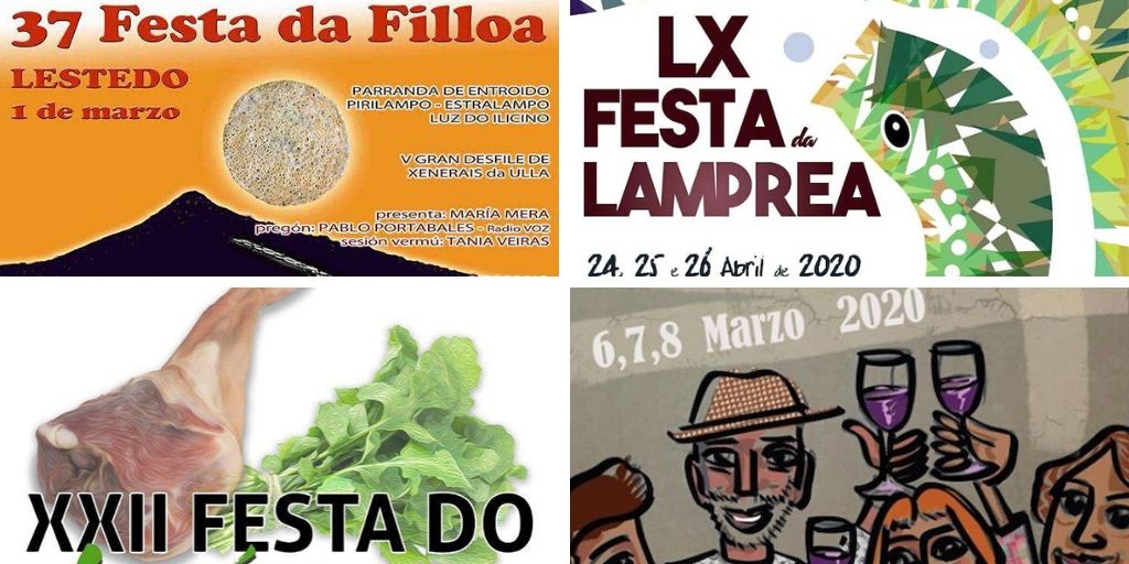 Marzo en Galicia: próximas fiestas gastronómicas