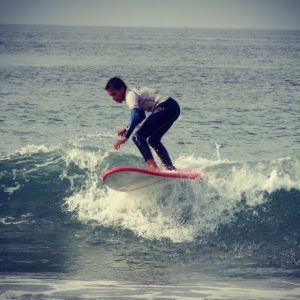 ocio con adolescentes surf