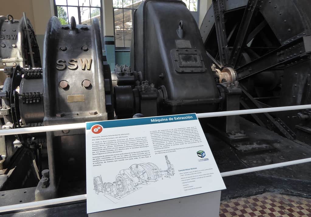 Tren minero de Langreo máquina de extracción