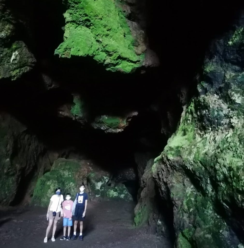 Cueva de musgo luminiscente